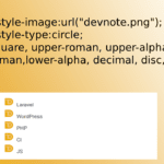 CSS List Property With Example