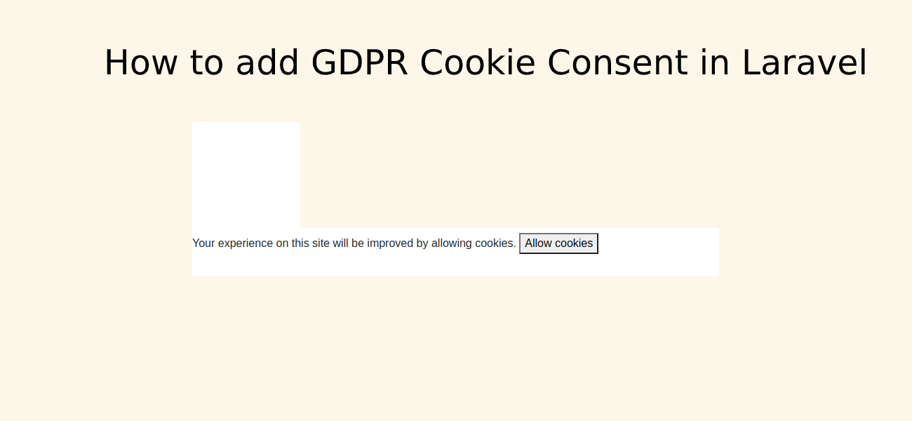 gdpr cookie