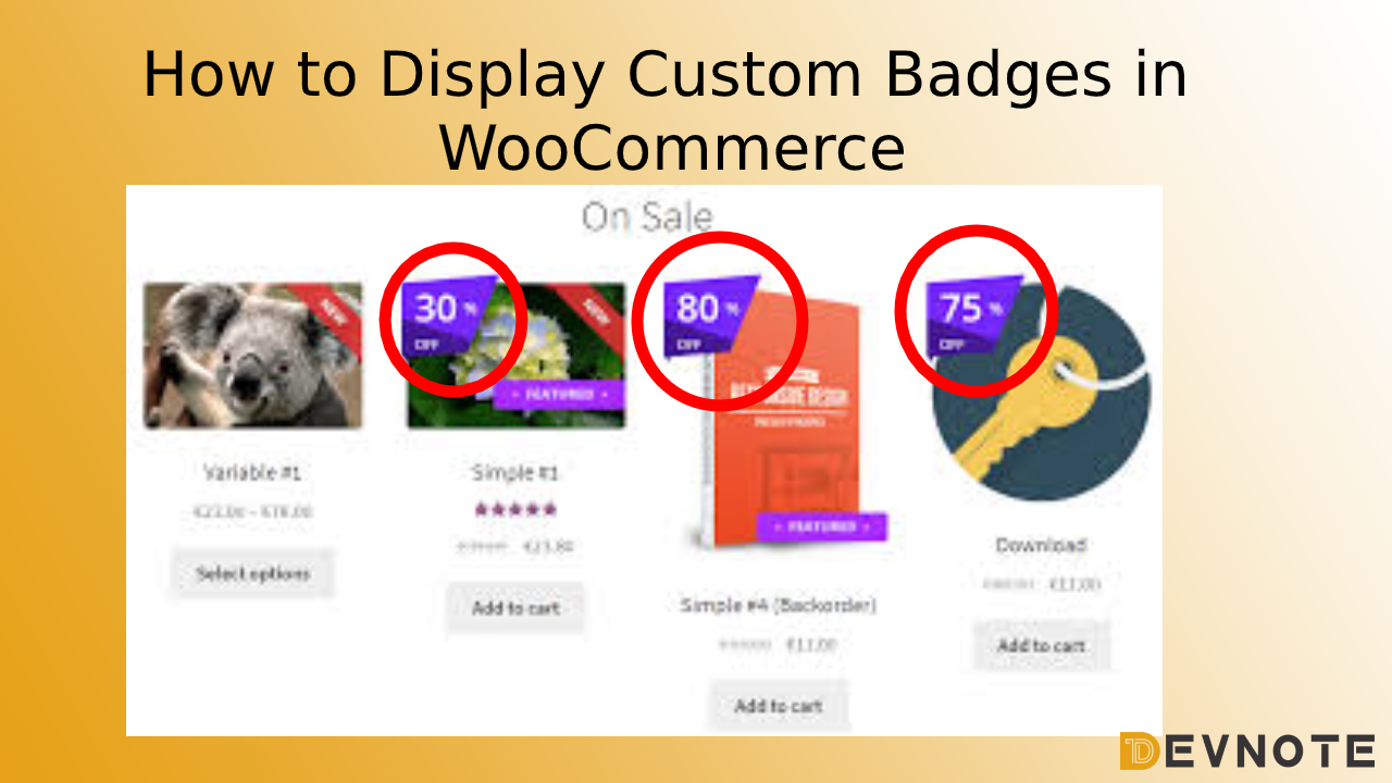 How to Display Custom Badges in WooCommerce