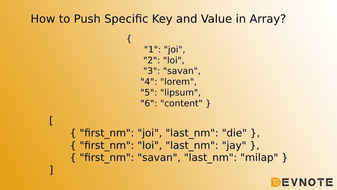 Push Specific Key