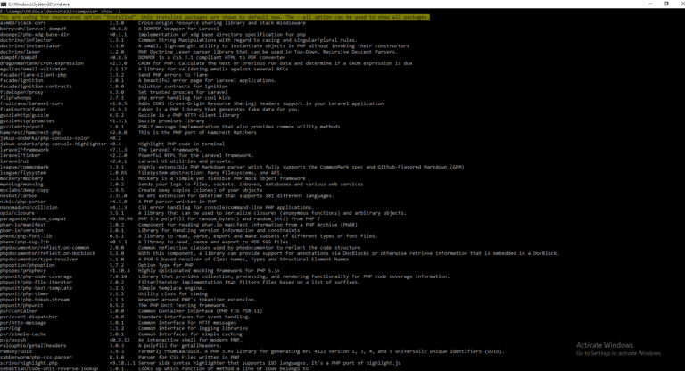how-to-get-all-installed-packages-with-version-in-composer-devnote