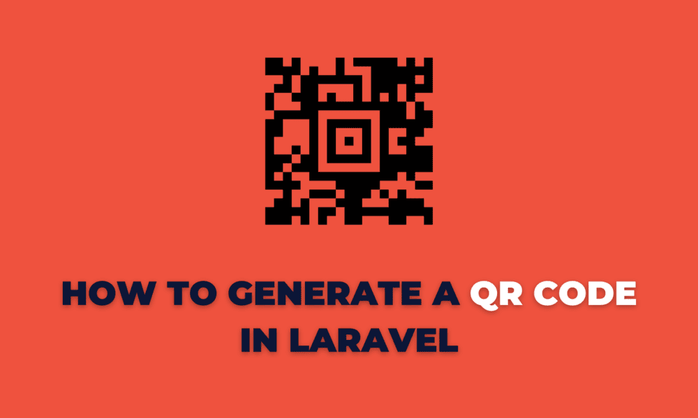 How to generate a QR Code in Laravel