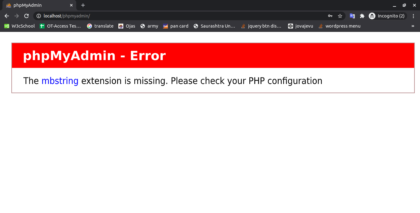 php mysqli extension is missing windows installer