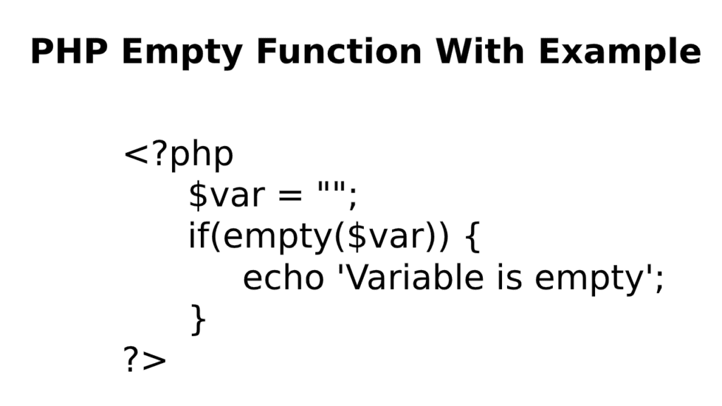 php-empty-function-with-example-devnote