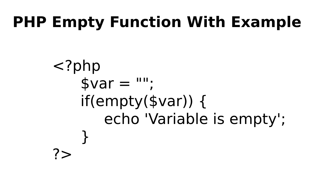 php empty vs isempty