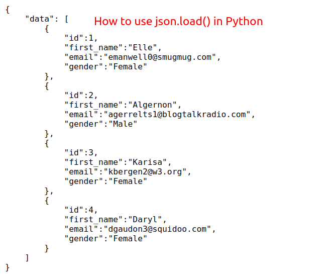 python json string to list