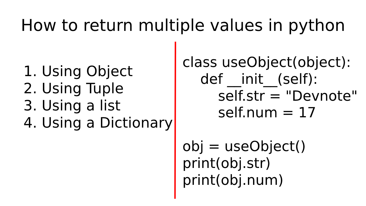 return multiple values in python