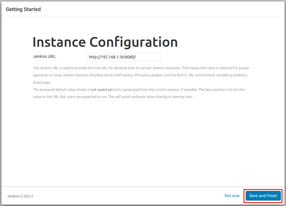 Instance Configuration