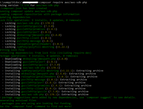 php aws sdk credentials