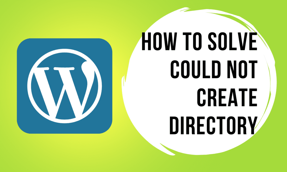 How to solve Could not create directory