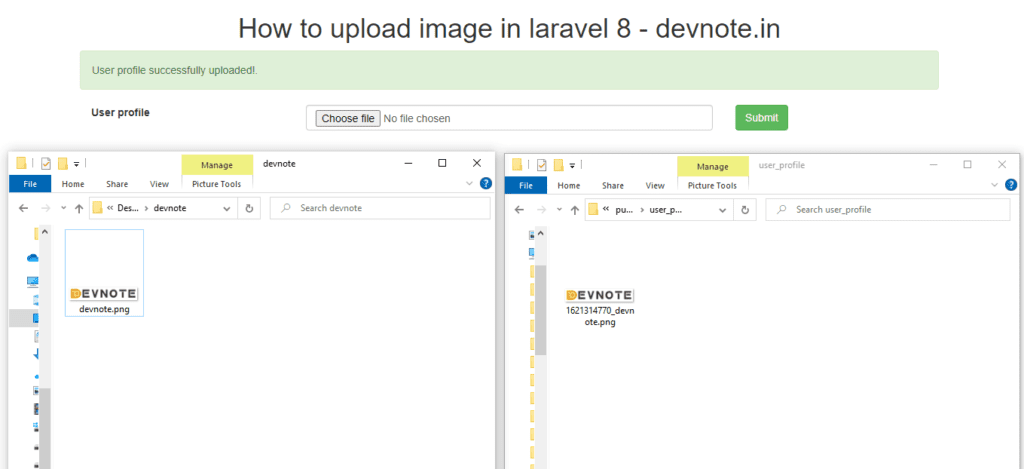 How to upload image in Laravel