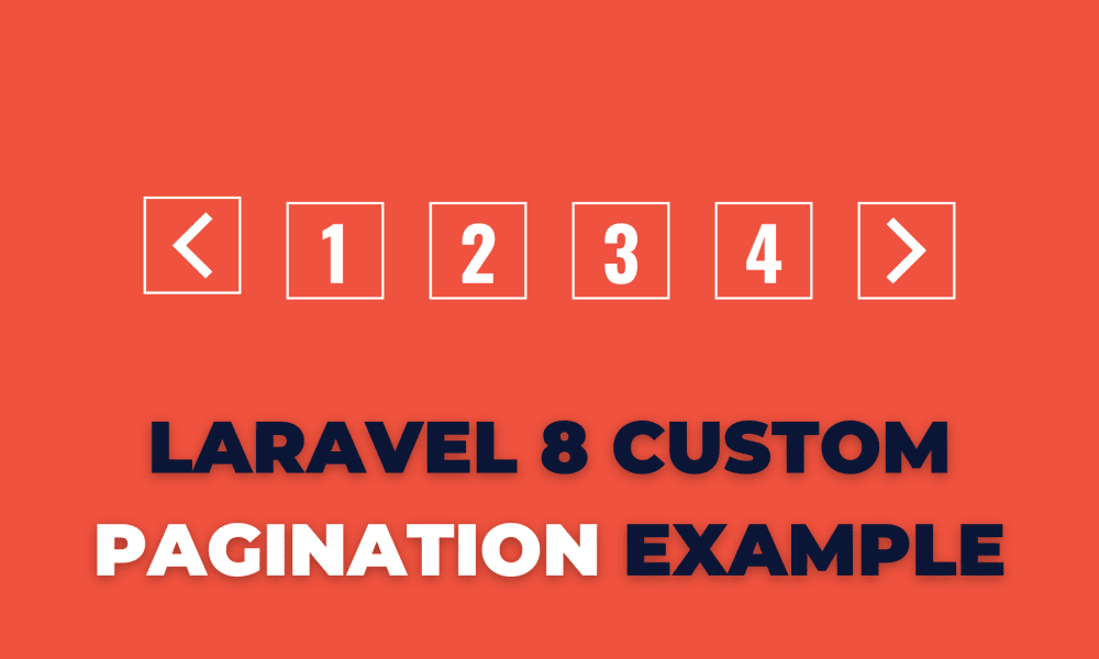 Laravel 8 custom pagination example