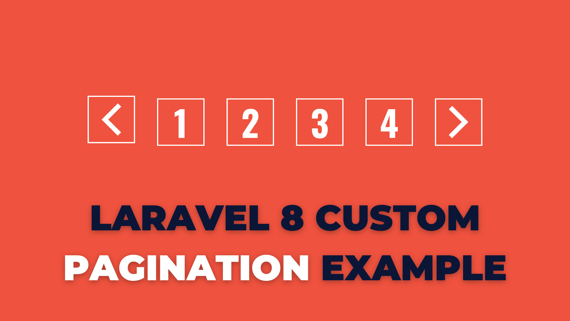 Laravel 8 custom pagination example