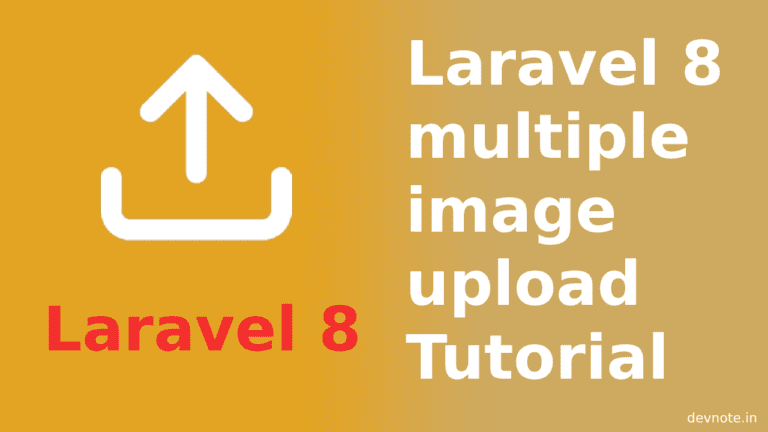 upload image laravel 8