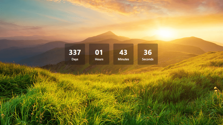 How to create an animated countdown timer using HTML Devnote