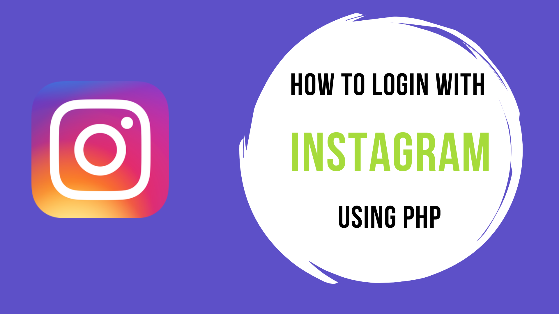 How to login with Instagram using PHP