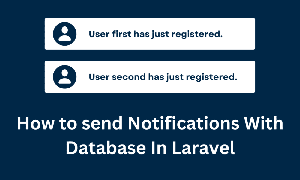 How to send Notifications With Database In Laravel