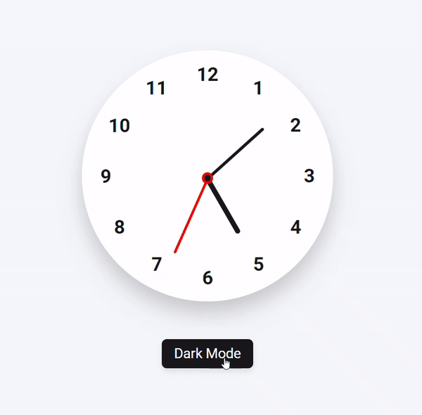 how to create analog clock in html css javascript output