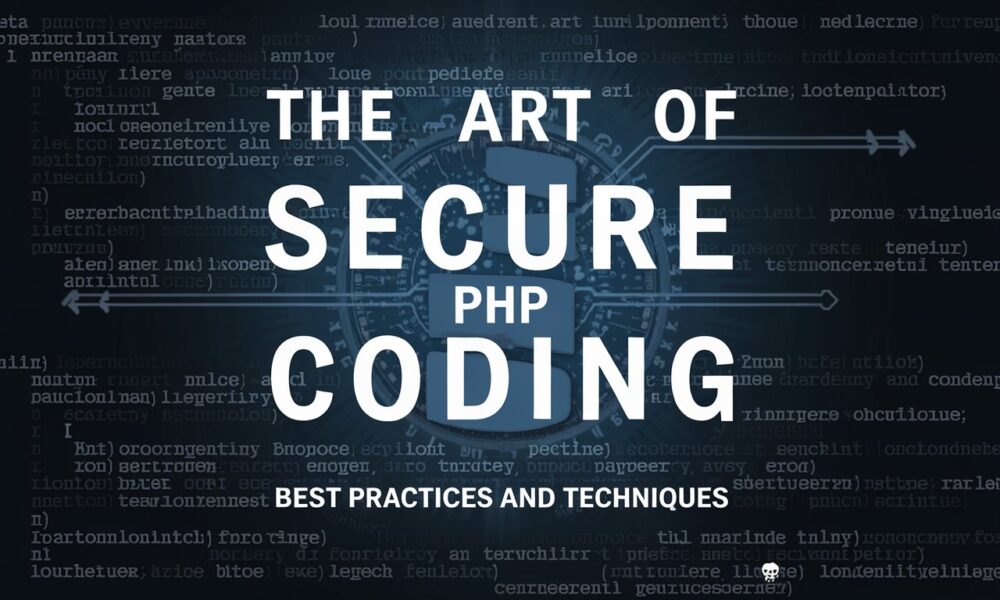 The Art of Secure PHP Coding: Best Practices and Techniques