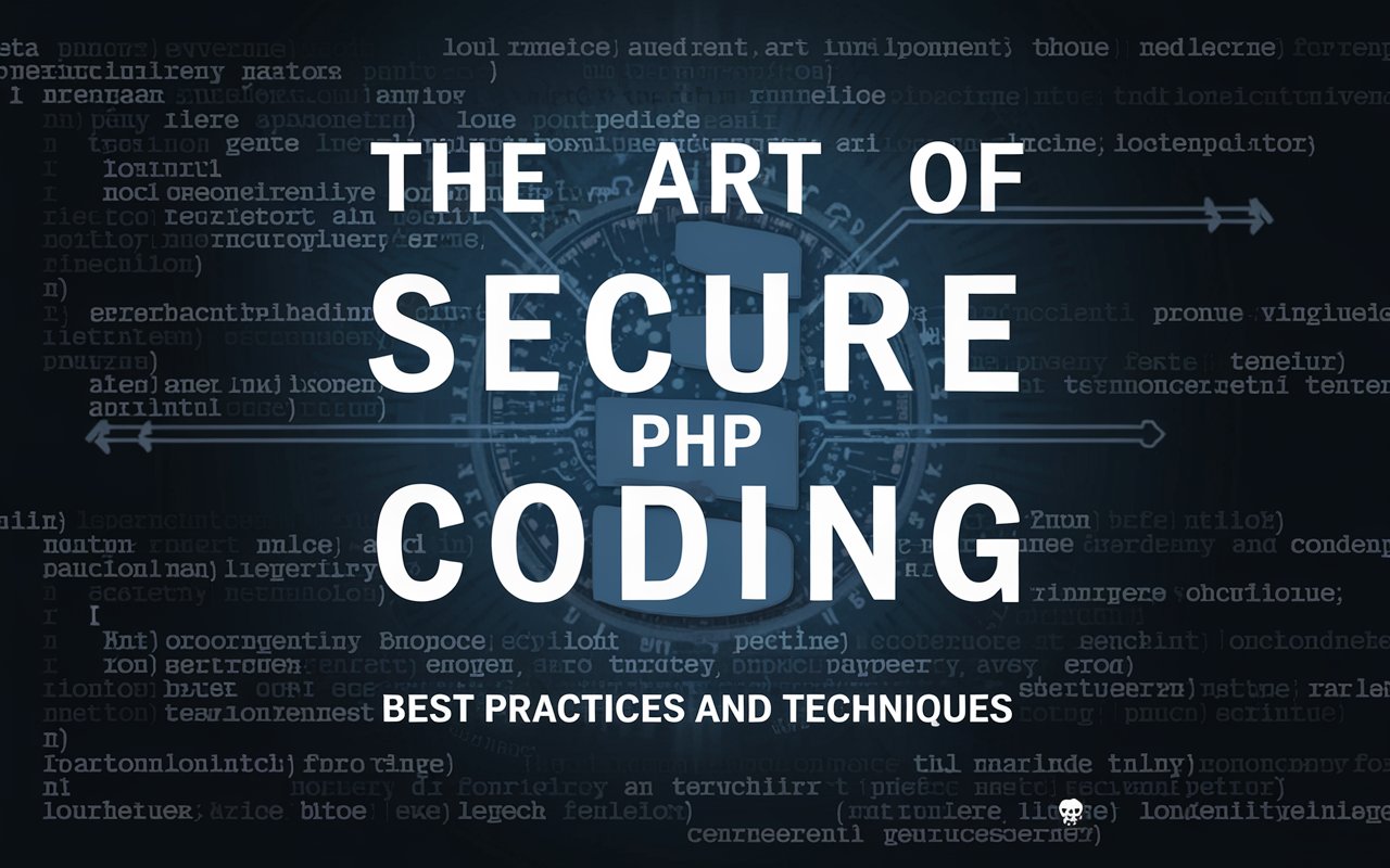 The Art of Secure PHP Coding: Best Practices and Techniques