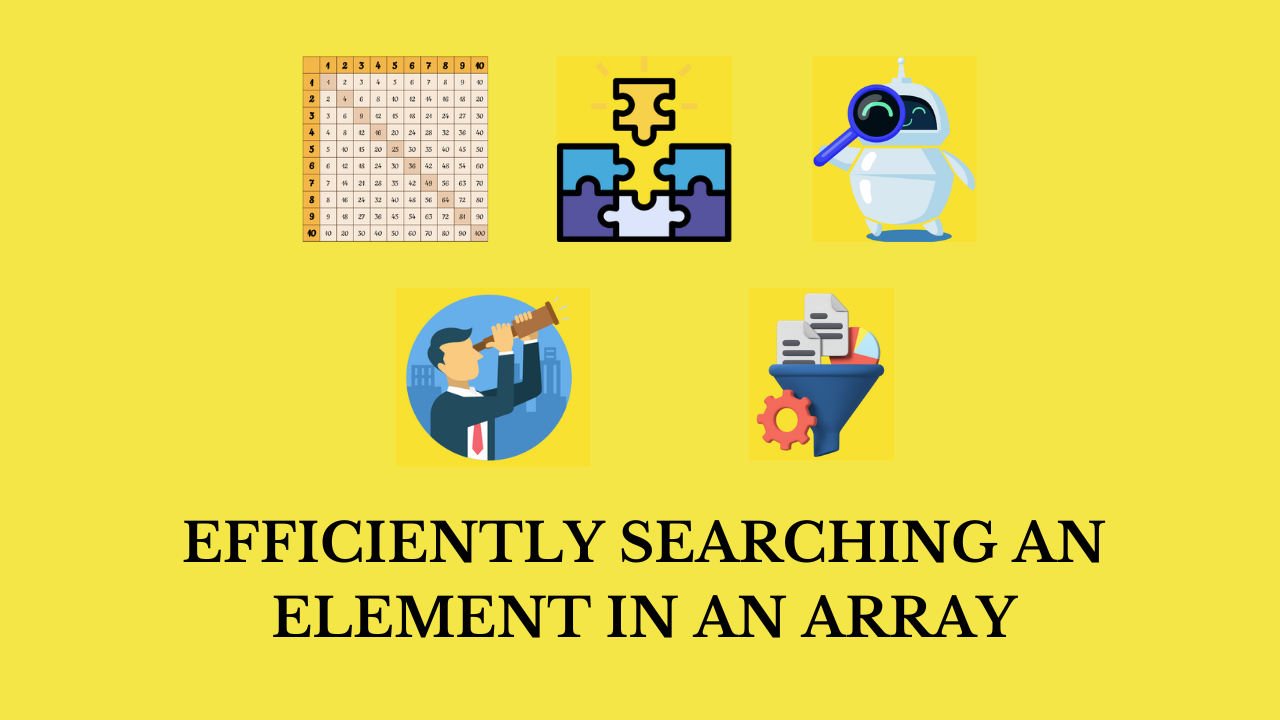 Efficiently Searching an Element in an Array